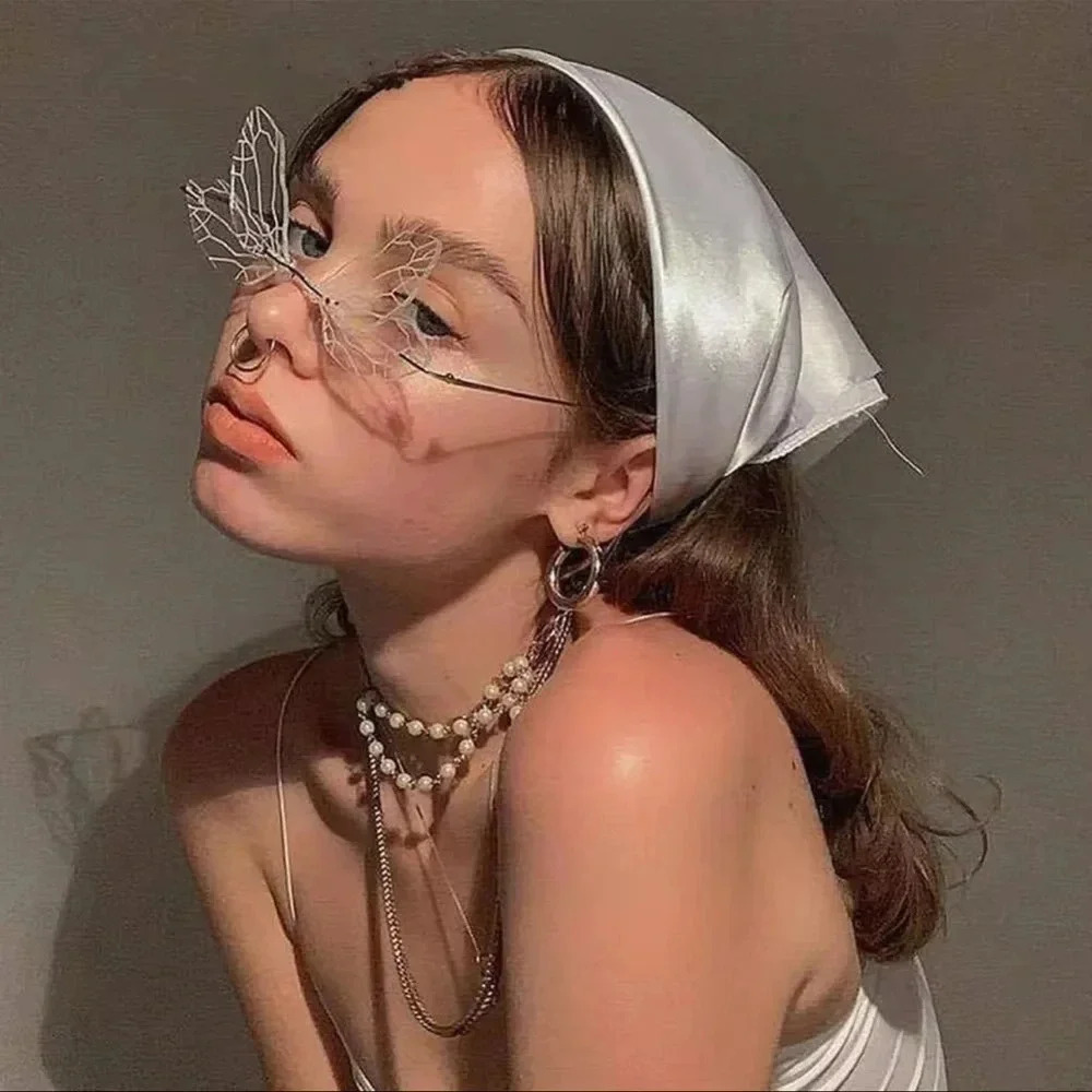 Dragonfly Wings Transparent Sunglasses